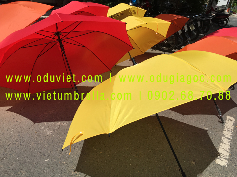 xưởng sản xuất ô dù cầm tay in logo quảng cáo